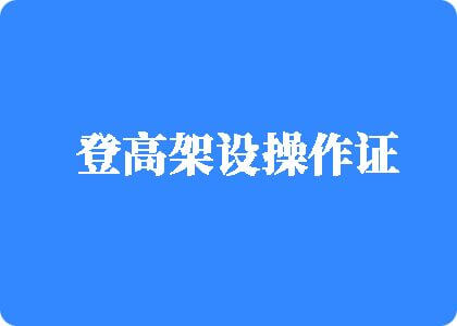 美女和男生大鸡巴操性感网站约登高架设操作证